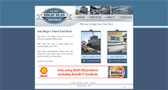 Desktop Screenshot of highseasfueldock.com